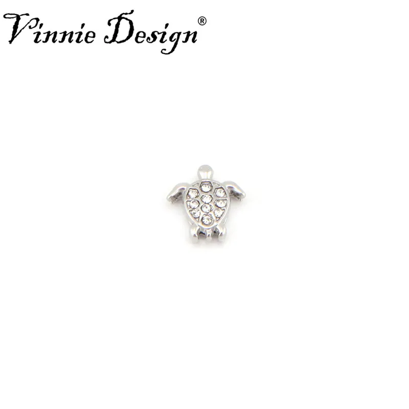 10 шт./партия подвески в виде черепахи 8 мм