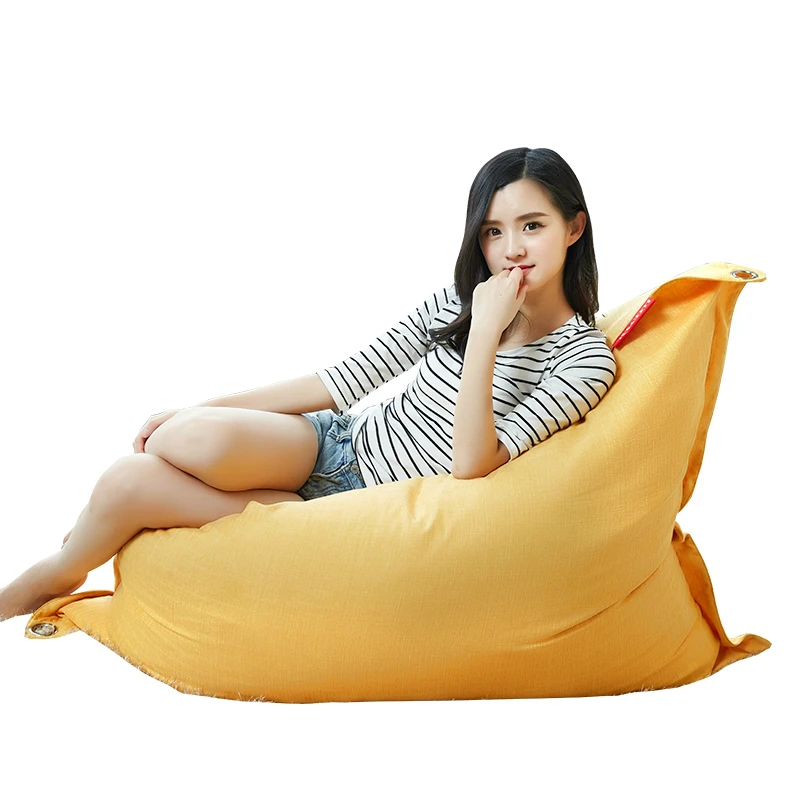 Ленивый диван мешок фасоли простой современный одиночный маленький кровать