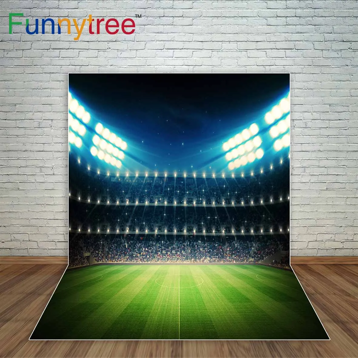 Блестящий Фон Funnytree с изображением футбольного стадиона Кубка мира|Фон для