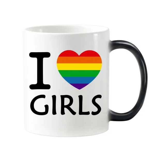 ЛГБТ Радуга Гей Лесбиянок Бисексуалов Транссексуалов Поддержки Я Люблю Девушек