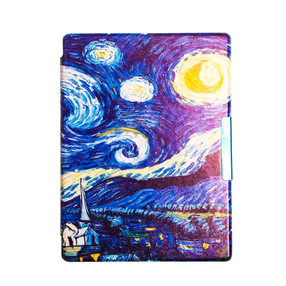 Тонкий кожаный чехол для kobo aura h2o 6 8 2014 ereader smart cover Kobo дюймов capa|smart cover|smart casecase for |