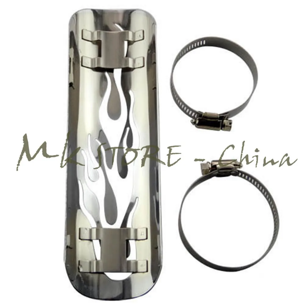 8 9 &quotуниверсальный глушитель выхлопной трубы мотоцикла Защита ног тепловой щит