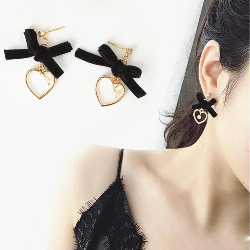Серьги гвоздики с искусственным жемчугом для девочек|stud earrings|heart earringsearings for girls |