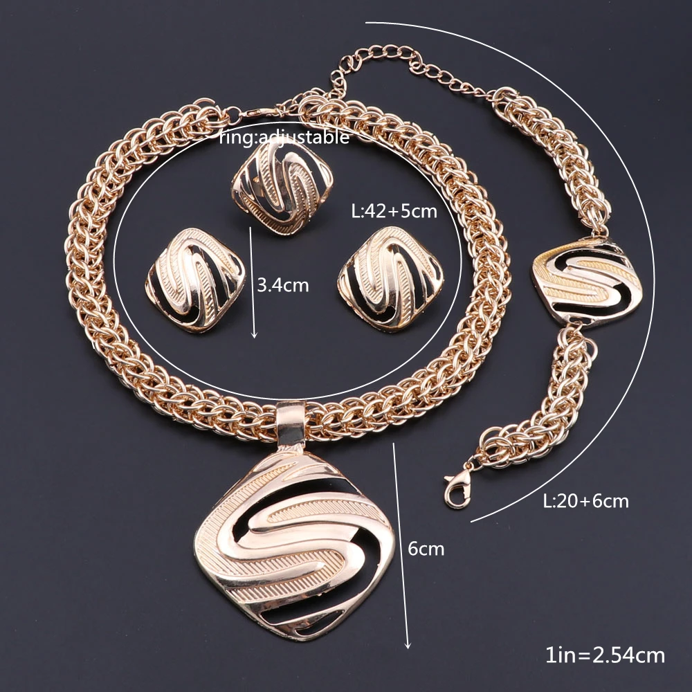 Нигерийский набор украшений для женщин африканские ювелирные изделия Parure Bijoux Femme