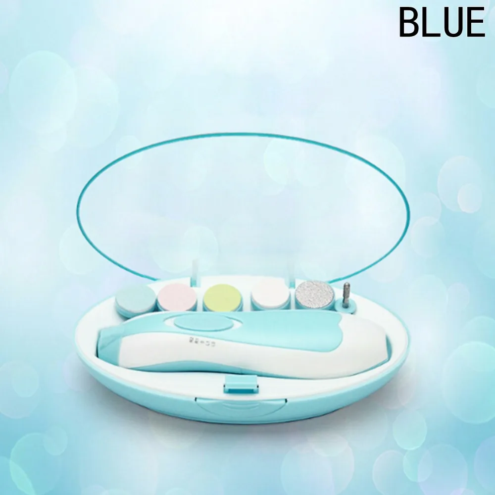 Baby Trimmer Electric Safe 6 in 1 Nail Clipper Lovely Grinding Polish Device Toes &amp Fingernails Multi-function Tool | Красота и