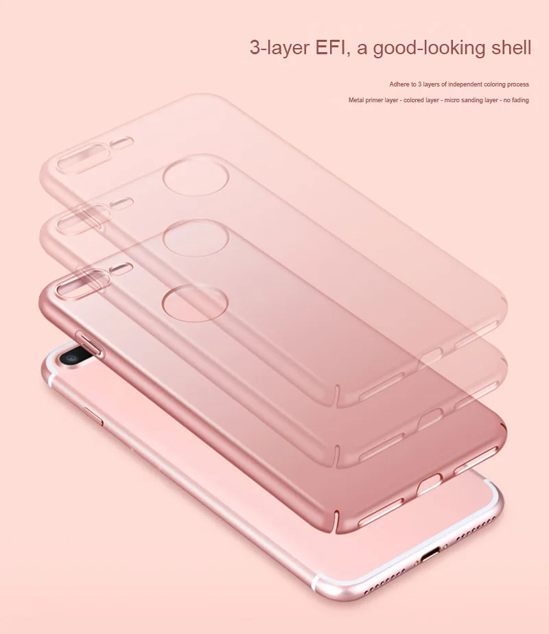 Роскошный тонкий жесткий чехол из поликарбоната для iPhone 6 s S 7 7S 8 Plus X 10 XR XS Max 5 5S 5SE
