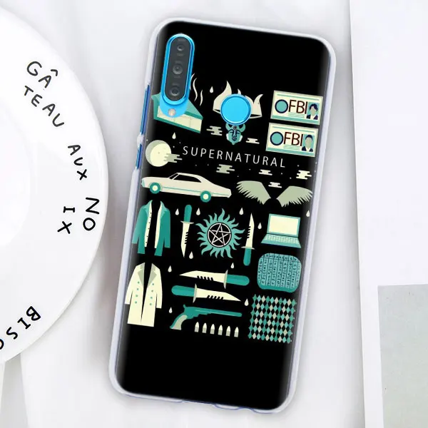 13 Сверхъестественное ТВ шоу чехол для телефона huawei P30 P30 Pro P9 P10 P20 Lite P Smart Plus View 20 Жесткий ПК задний Чехол бант - Цвет: 13