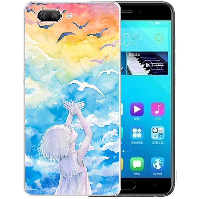 Fashion Starry sky Phone Case For Gionee s10b Cases Cartoon Back Cover soft silicone | Мобильные телефоны и аксессуары