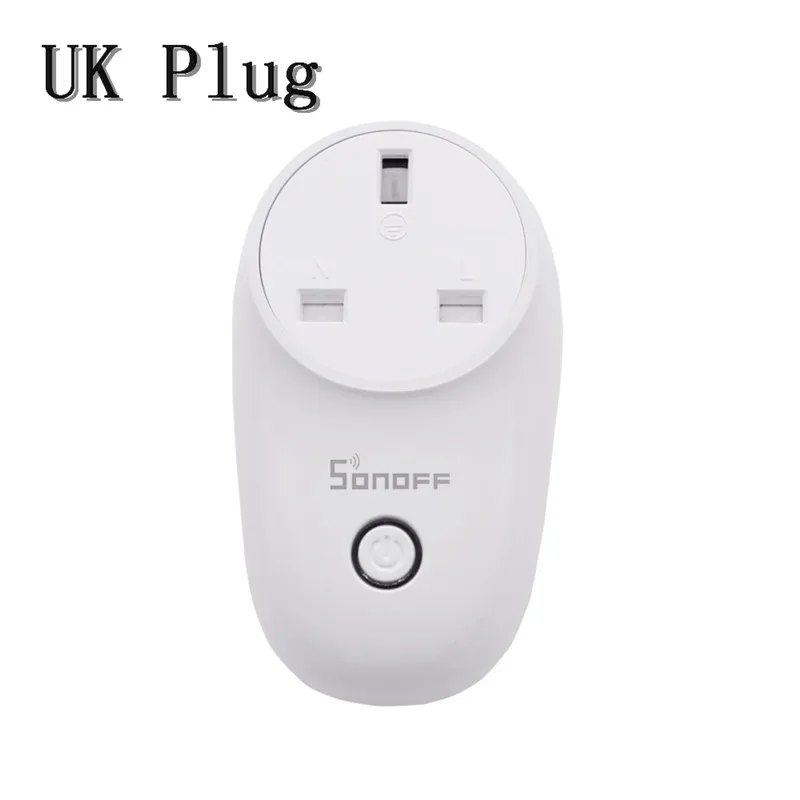 4 Sonoff S26 WiFi умная розетка EU/US/UK/CN/AU вилка 2200 Вт 10A пульт дистанционного управления умный выбор времени переключатель работает для Amazon Google Assistant - Цвет: 4