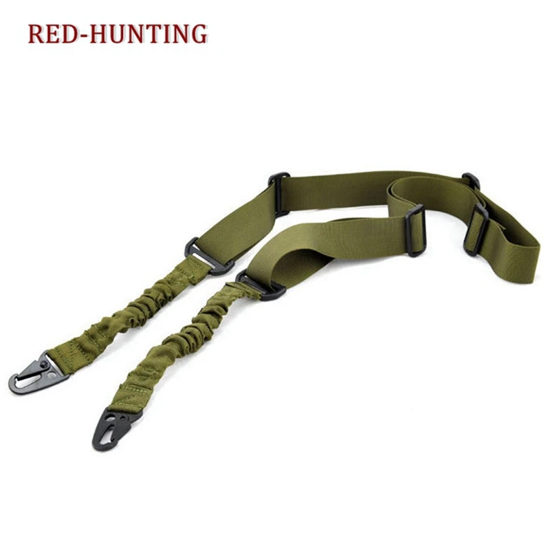 

2 Point Rifle Sling Multi-Use Two point Gun Sling with Length Adjuster for Hunting Shooting