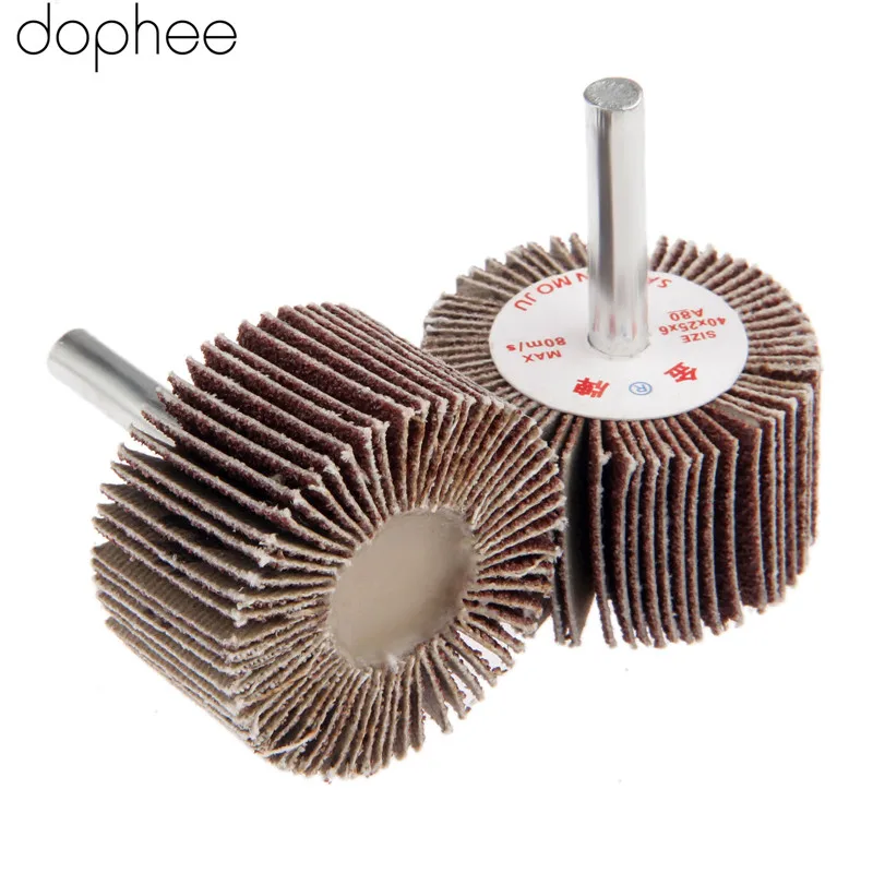 Dophee 5 шт. Dremel аксессуары роторный инструмент 40 мм вышлифовка, полирование кожаным кругом наждачная бумага шлифовальный круг насадки для душа с оправки для мини-дрели зернистости 80