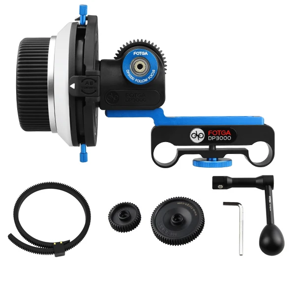 Fotga DP3000 follow focus A/B hard stop f DSLR 5D II III 7D + Шестерня рукоятка скорости|fotga dp3000|follow focusfollow