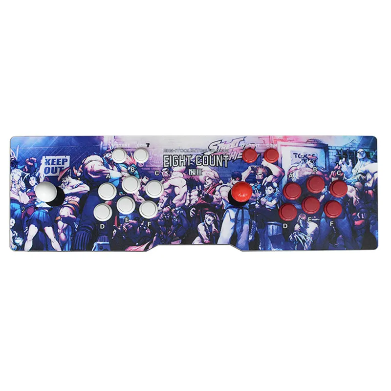 11 Аркадная консоль Pandora 6s 1388 в 1 мульти игровая машина Ретро ТВ Видео игровая коробка 2 игрока джойстик и Кнопка USB VGA выход - Цвет: 11