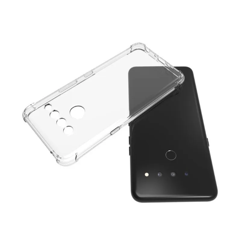 Прозрачный мягкий силиконовый чехол из ТПУ для LG V50 ThinQ 5G G8 G8s Thinq тонкий