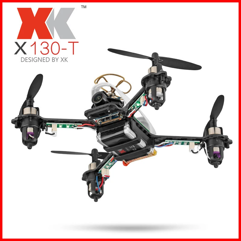 WLtoys оригинальный XK X130-T 5 8G FPV 3D/6G режим гоночный Дрон с HD камерой 2 4G 4CH карбоновая