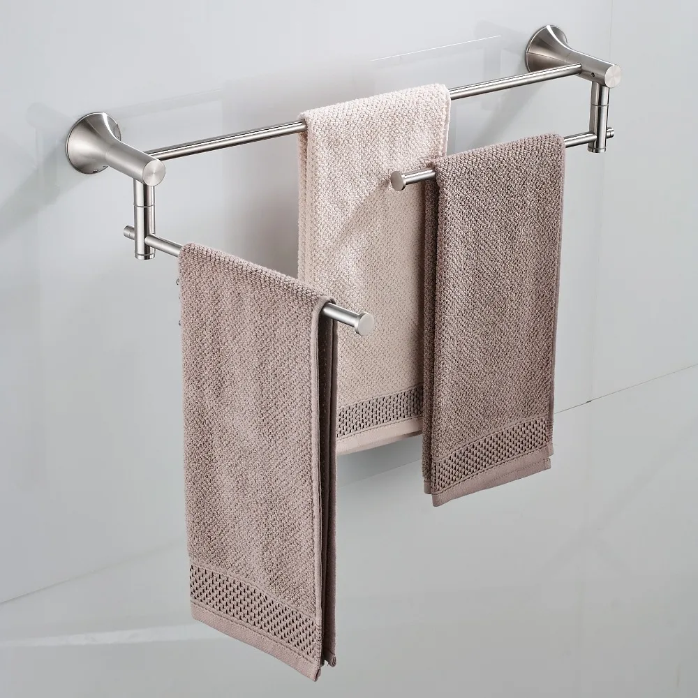 JIENI Towel Bar Cloth Hook Nickel Brushed Paper Holder Bath Hardware Sets Cup 304 Stainless Steel Bathroom Accessories | Обустройство