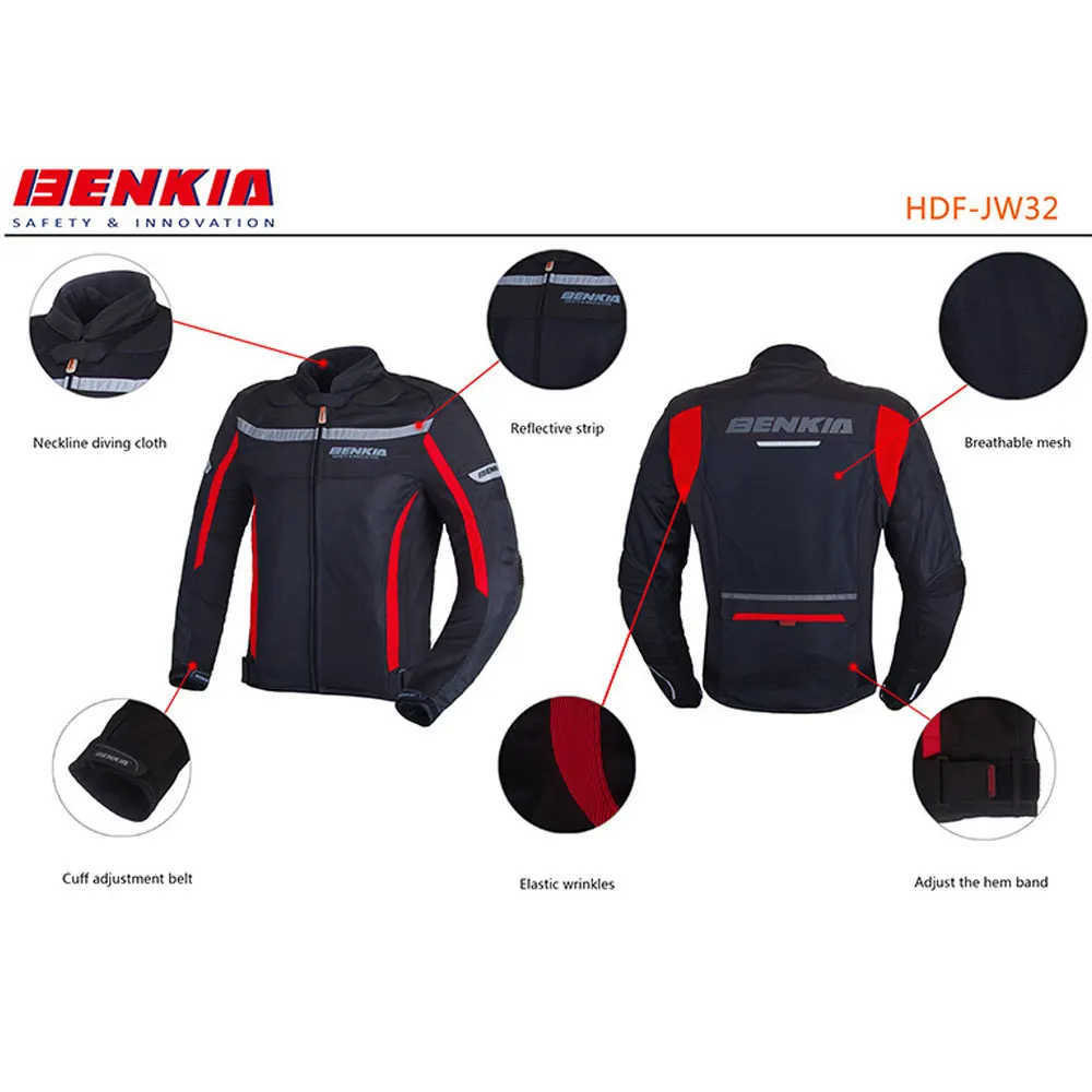 BENKIA мотоциклетная гоночная куртка съемная ветрозащитная подкладка мотоциклетная сетчатая Куртка Мото летняя куртка мужская мото одежда