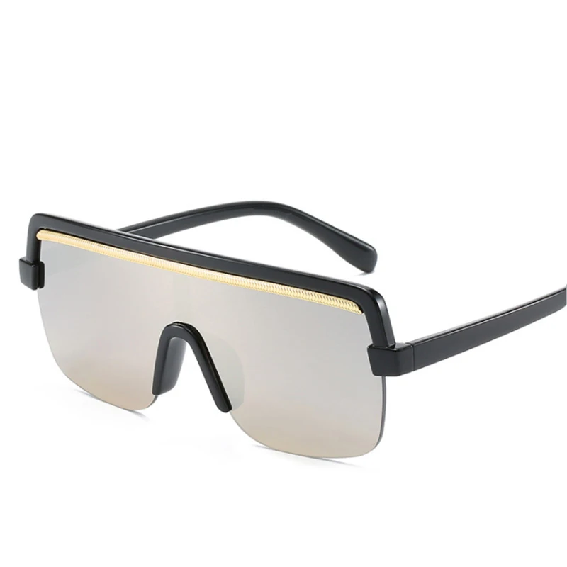 Женские солнцезащитные очки в стиле ретро с большой оправой и градиентной