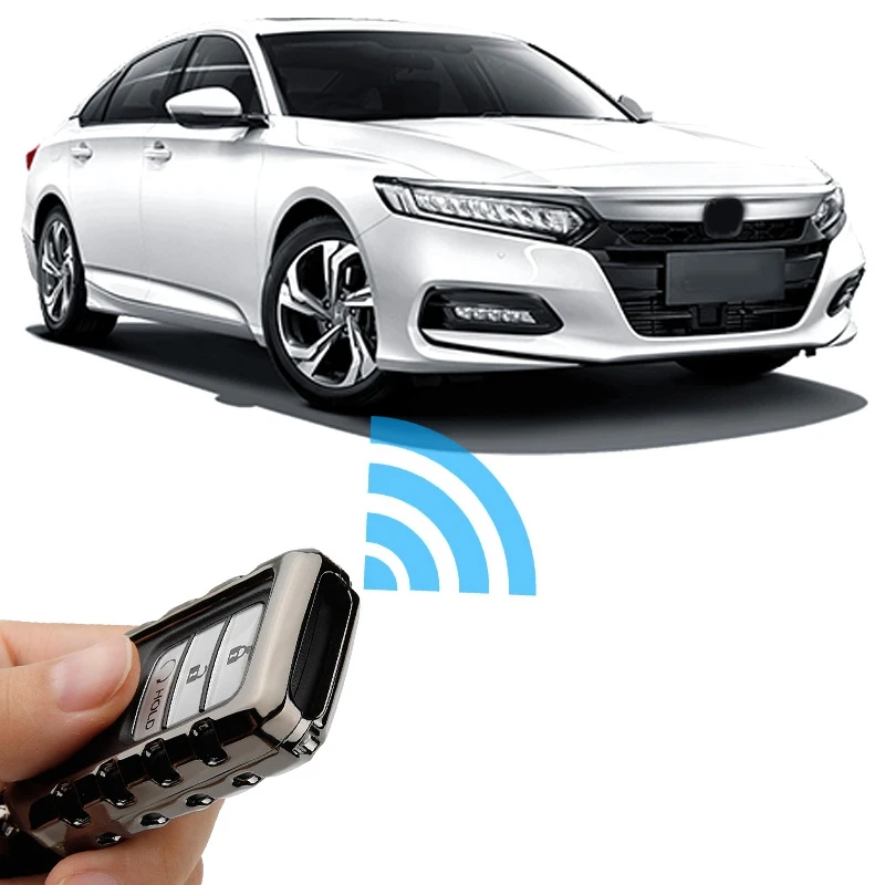 Pcmos Серебряный алюминиевый умный чехол для ключей, держатель для Honda Accord для CRV для CXV, аксессуары для интерьера, Новинка
