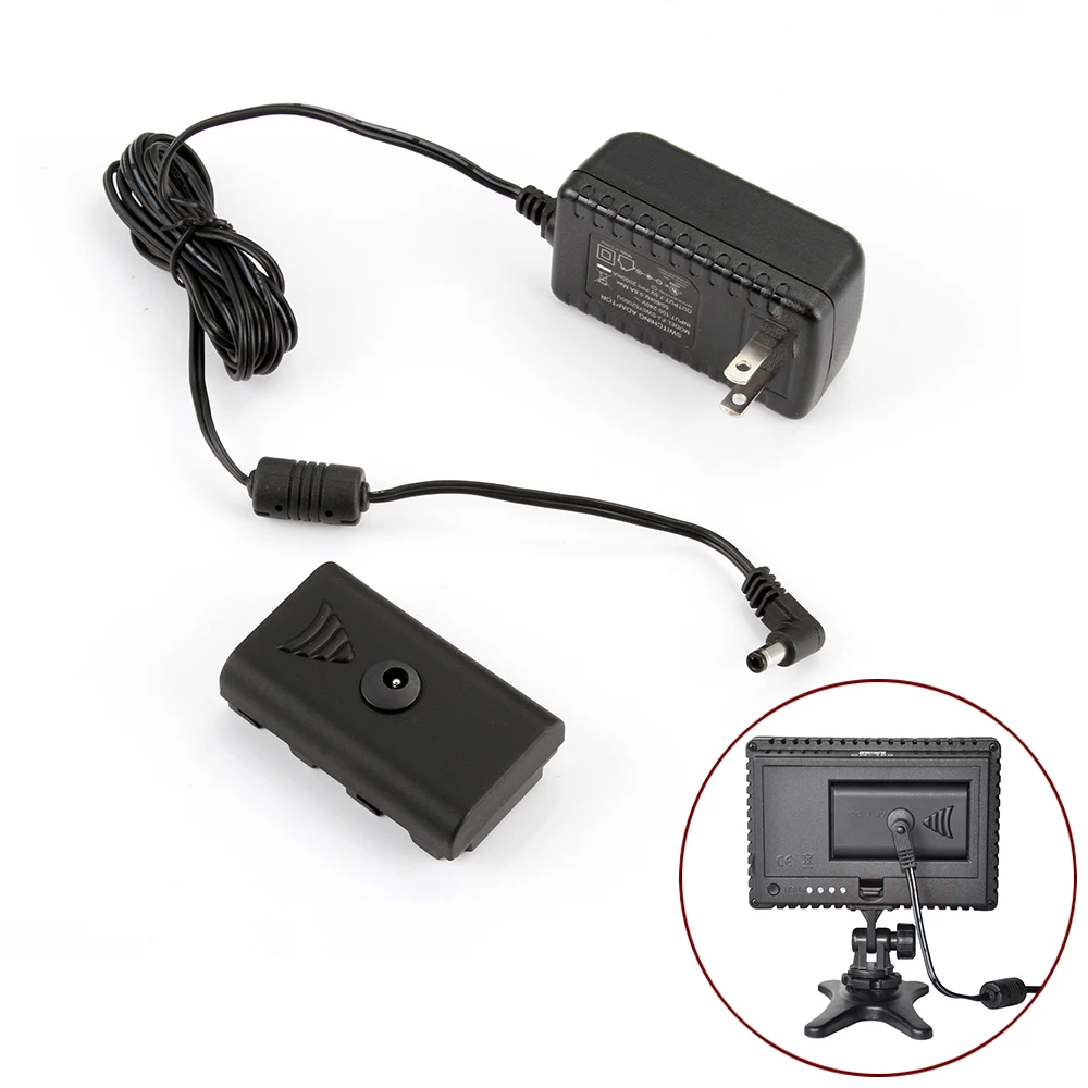 

FOTGA CN-AC2 AC Power Adapter for CN-160 CN-126 YN160 YN300 II LED Video light US Plug