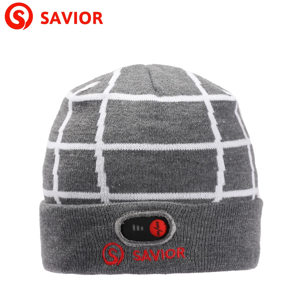 Шапка с подогревом из углеродного волокна Спасителя зимняя шапка электрическим