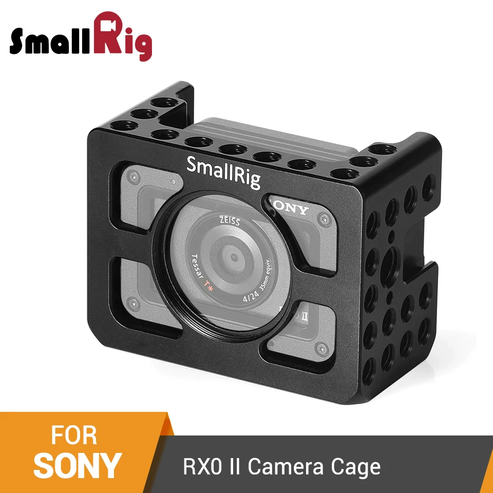 Клетка для камеры SmallRig RX0 ii для sony RX0 II с 1/4-20 резьбовыми отверстиями и отверстиями для определения местоположения Arri-2344