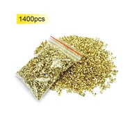 1400pcs honeycomb brass nest bee accessories honeycomb frame eyelet beekeeper tools for home gardens