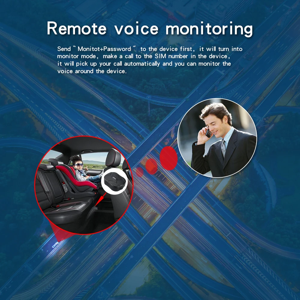 Автомобильный GPS трекер TK905B локатор автомобильный TKSTAR 150 дней магниты