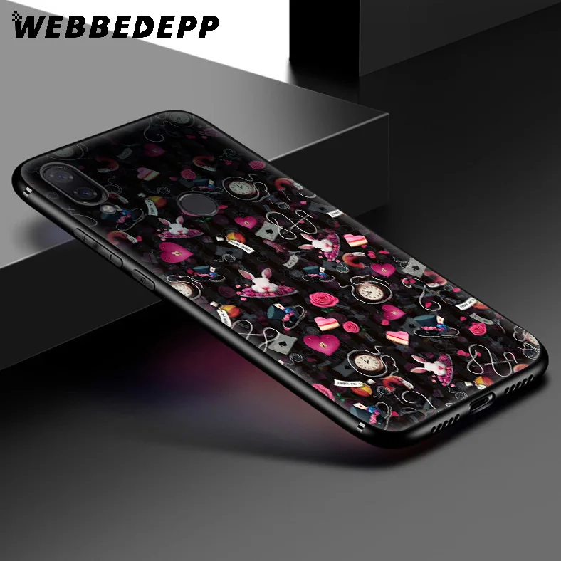 WEBBEDEPP мягкий чехол Alice in Wonderland для Xiaomi Redmi K20 7A 4A 4X 5 5A 6 6A S2 Note 8 4 7 Pro Plus Prime |