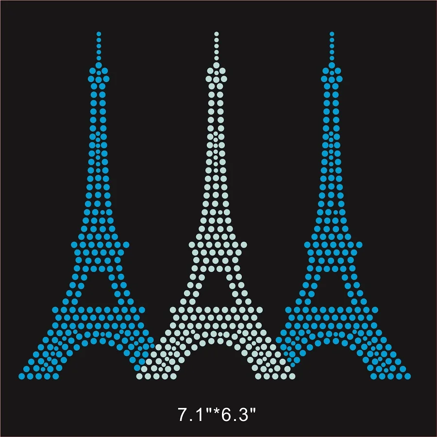 Эйфелева башня пары исправление термоклейкие кристаллы стразы Дизайн Стразы