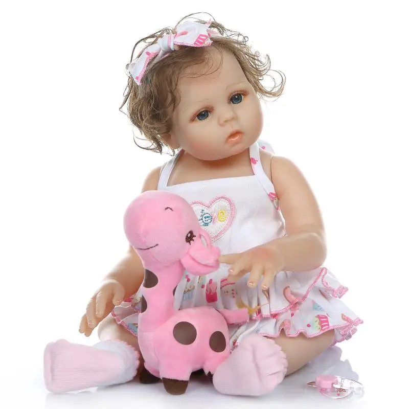 

Realistic bebes reborn girl doll 48cm corpo inteiro de silicone reborn baby dolls toys for children gift l.o.l dolls