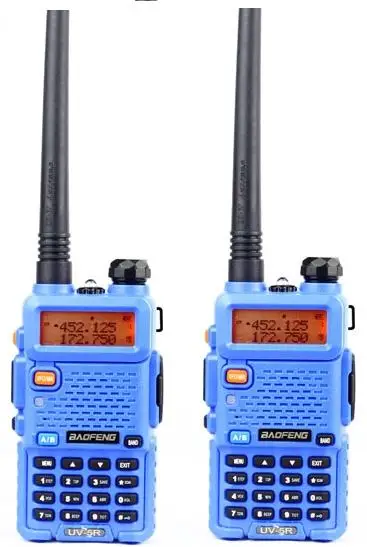 2pcs BAOFENG UV 5R Dual Band Two-way Radio Free Earpiece Baofeng UV-5R walkie talkie Baofeng UV5R portable radio for car