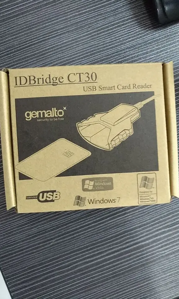 Gemalto IDBridge CT30 HWP117685G USB 2 0 кард ридер Универсальный для всех ISO смарт карт