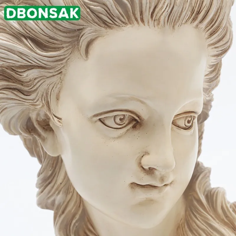 1 шт., цветочный горшок для суккулентов, голова элегантной греческой богини, бонсай, садовые горшки, ручная работа, домашний декор для рабочего стола
