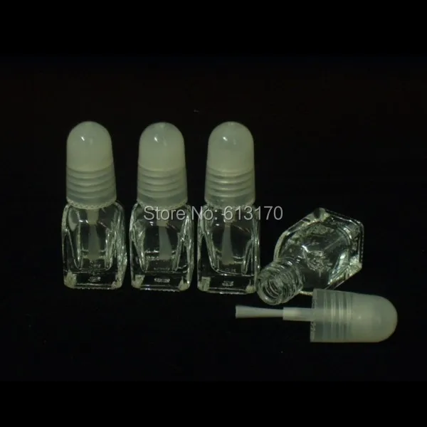 

100pcs 2ml Nail polish bottle,2cc Clear Nail Oil bottle,Empty Glass Cosmetic Packing container