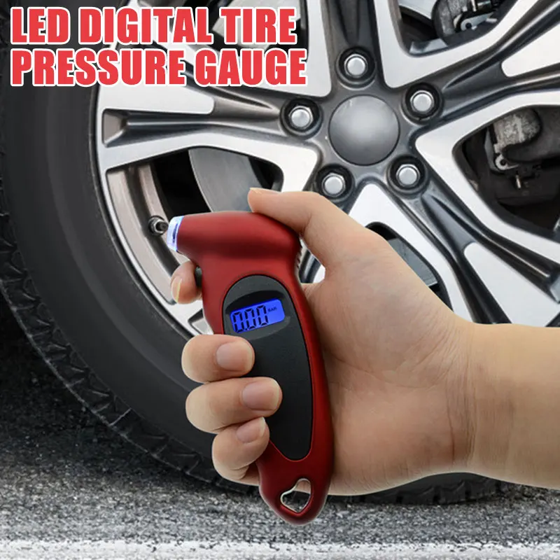 Цифровой высокоточный датчик давления в шинах измеритель с точным оповещением