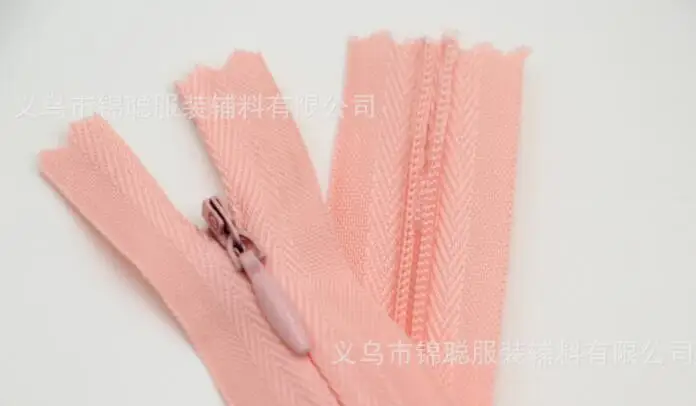 pearl pink 20, 28, 35, 40, 45, 50, 60 см, белый, черный, темно-синий, 3#, нейлон, невидимые молнии, змеевик, портной, для шитья, ручной работы, аксессуары для одежды A10 - Цвет: pearl pink