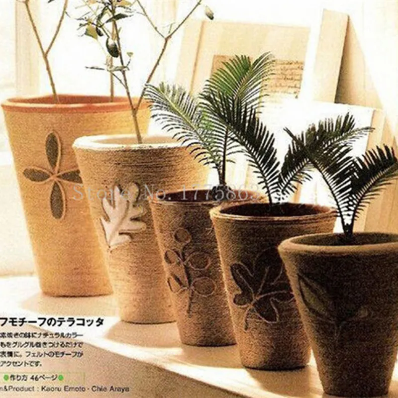 Рождественский Декор 30 м * 2 мм натуральный джутовый шпагат веревка для рукоделия