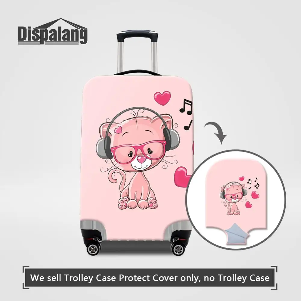 Luggage Cover02 Dispalang лиса свинья Сова Единорог принт защитный чехол на чемодан для 18-32 дюймов детей женщин мультфильм аксессуары для путешествий - Цвет: Luggage Cover02
