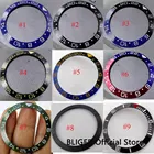 Высококачественные 38 мм черные, синие, зеленые вставки для автоматических часов submariner 40 мм