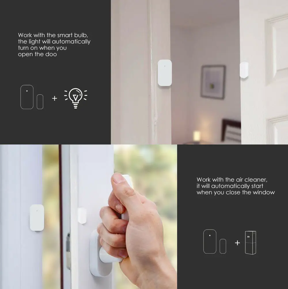 [Обновленный Verison] Xiaomi AQara умный дверной датчик ZigBee беспроводное подключение