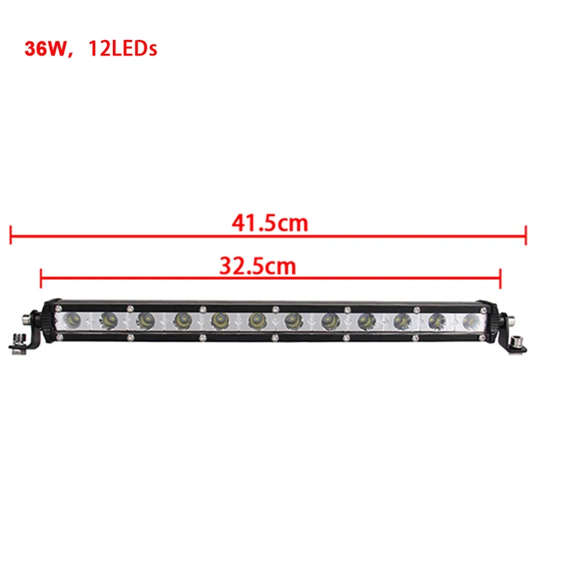 12LED 36W 1 шт. автомобильный рабочий светильник 18 36 54 Вт 12 В противотуманная фара для Ford Ranger EcoSport Kuga Everest Explorer Edge Opel Mokka Antara аксессуары - Испускаемый цвет: 12LED 36W