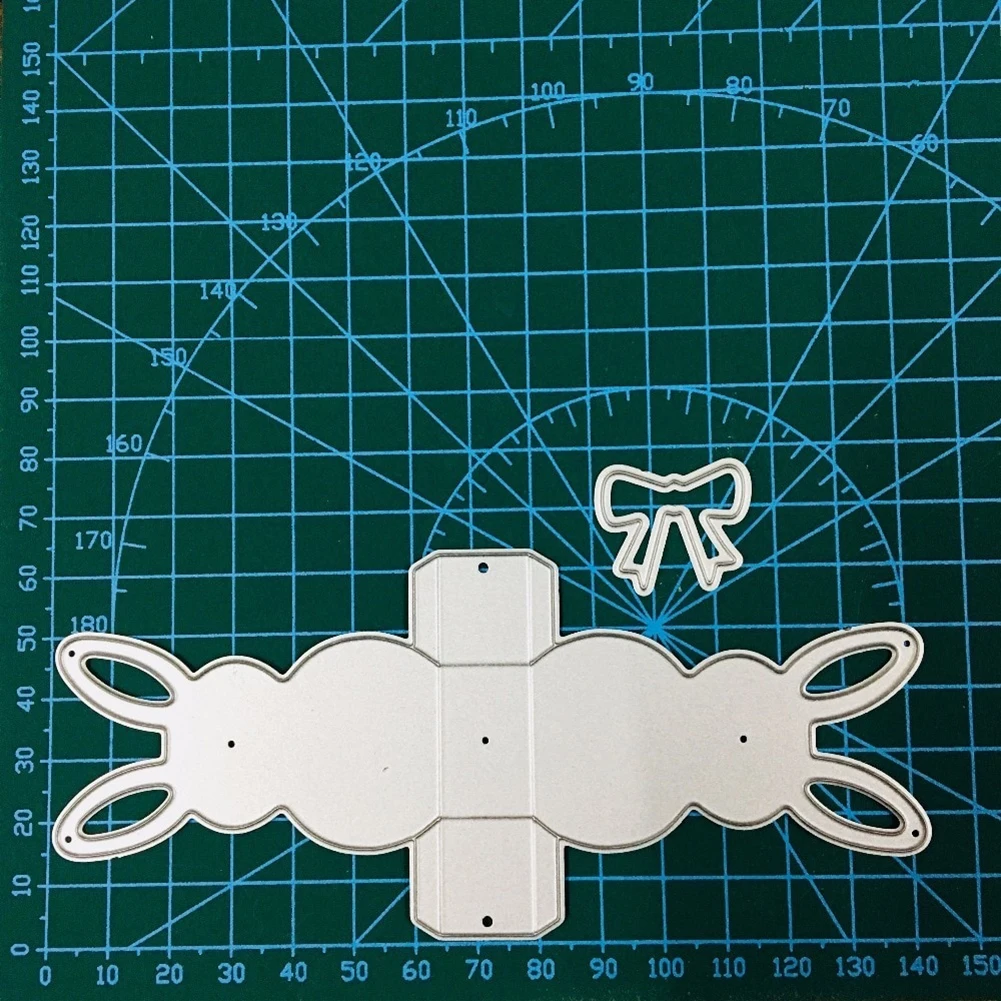 3D эффект кролик коробка металла резки штампы DIY углеродная сталь Скрапбукинг
