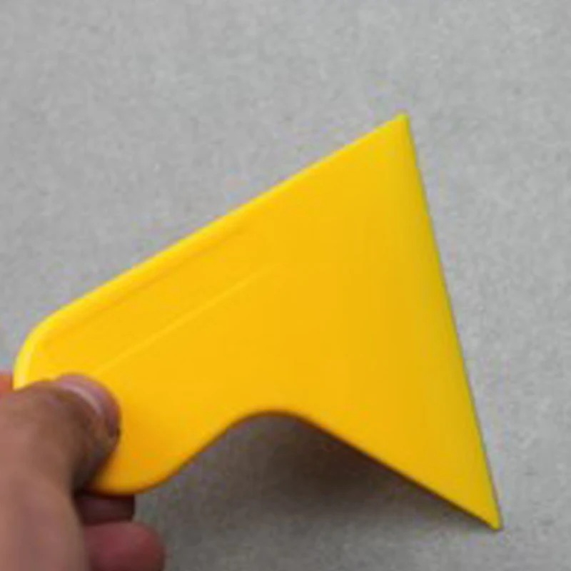 Желтые пластиковые автомобильные экраны для окон инструменты пленки плиты