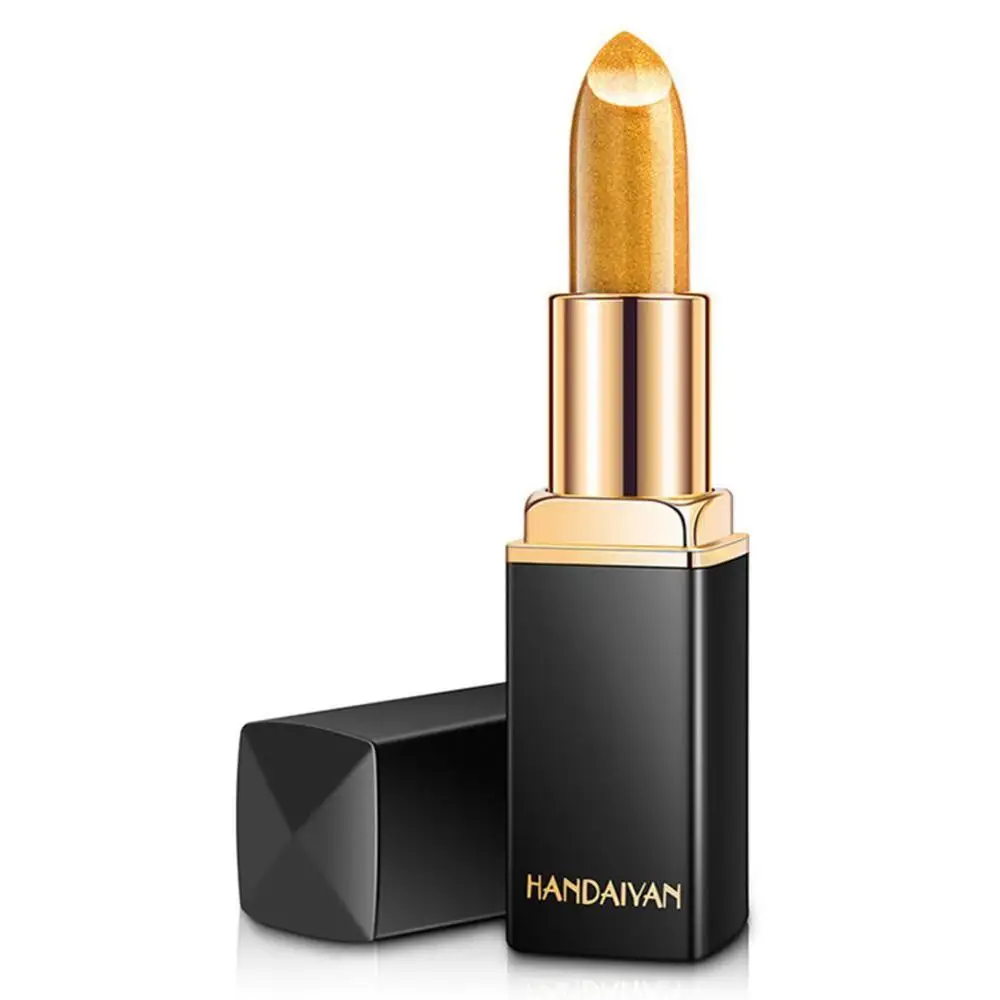 HANDAIYAN металлическая губная помада блеск для губ Макияж Водонепроницаемая