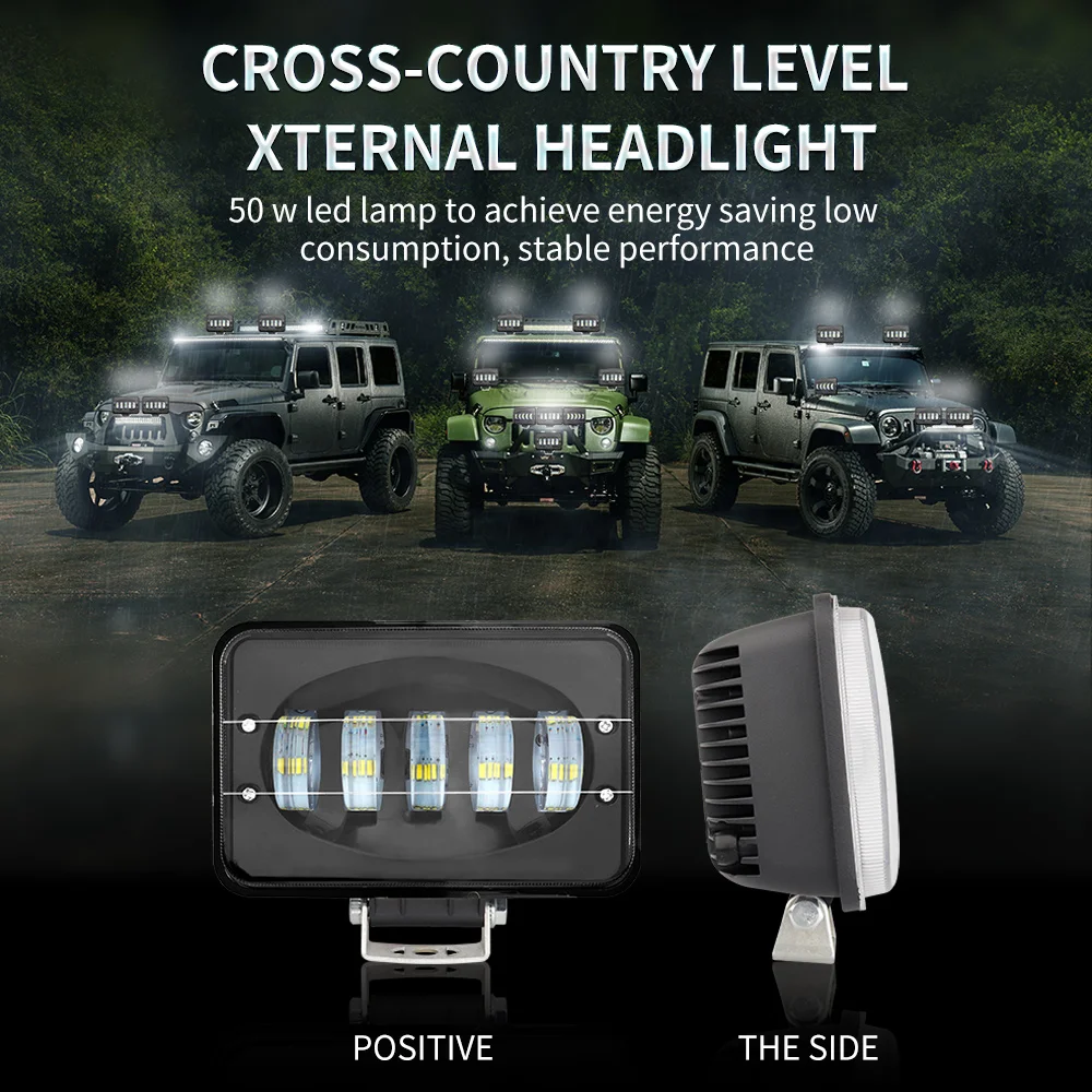 Светодиодная панель GZLAFOLEE 6D для джипа 4x4 Рабочая внедорожников кроссоверов