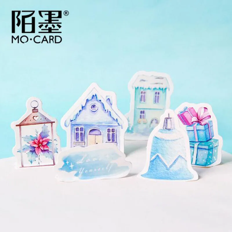 46 шт./кор. Милая Пижама с рождественским принтом пижама наклейки прекрасно