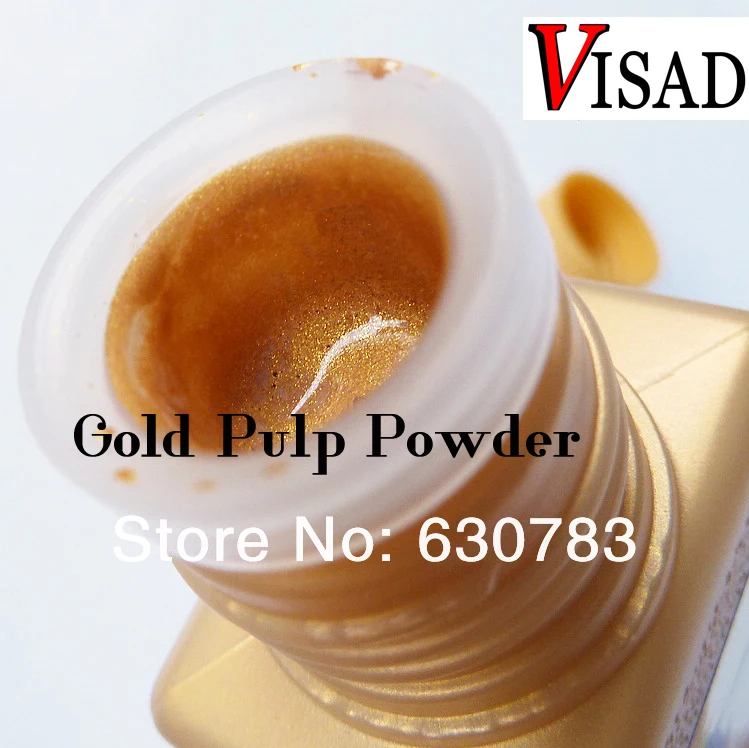 free shipping 100ml VISAD Gold dust with glue for painting and calligraphy water color paints Pulp Powder Gouache paint | Канцтовары для