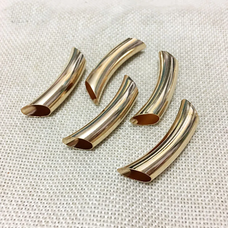 Аксессуары STENYA трубчатые изогнутые бусины медная металлическая фурнитура