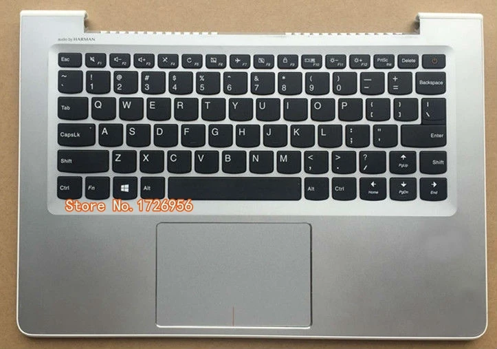 Для Lenovo Yoga 710 14lkb 14ISK Palmrest английская клавиатура верхний корпус с